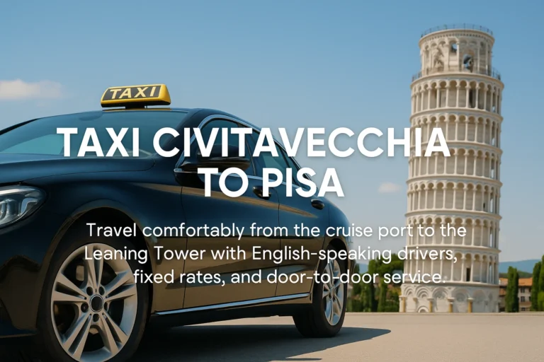 taxi civitavecchia pisa